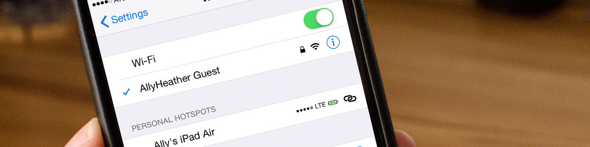 Partager sa connexion internet depuis son iPhone