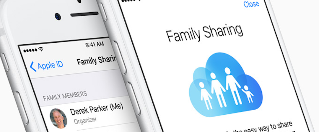 Activez le partage familial Apple